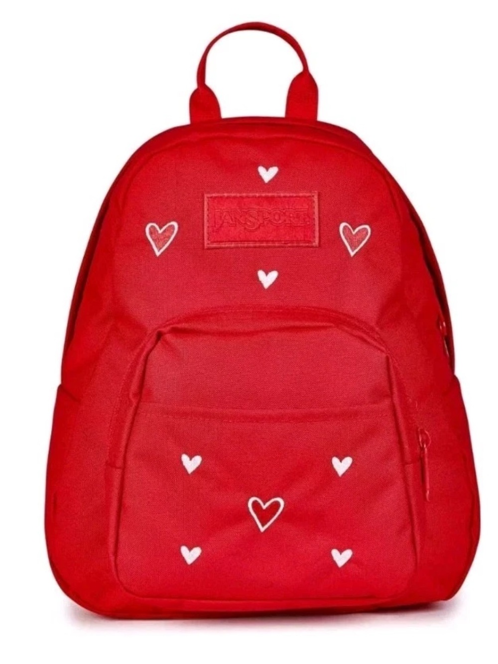 NEW JanSport Red Party Hearts Half Pint Mini Backpack